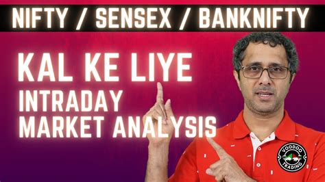 Kal Ke Liye Intraday Stocks Or Nifty Sensex Banknifty Analysis