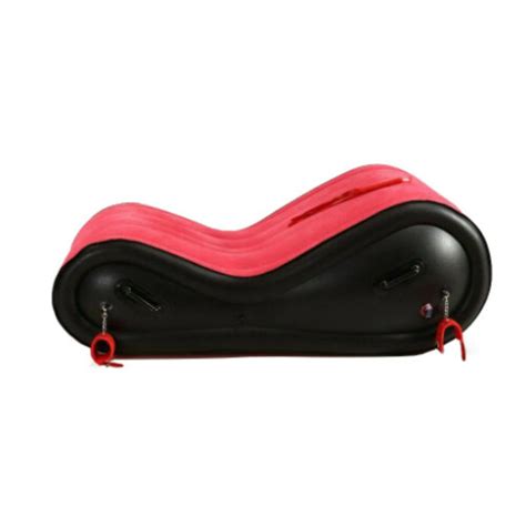 Inflatable Bondage Sofa Bed Love Chair Sex Furniture Cuffs Restraints