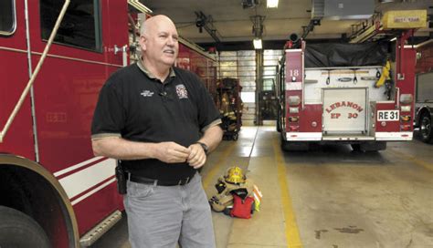 Lebanon Assistant Fire Chief Retires