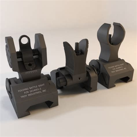 Iron Sights 3d Model