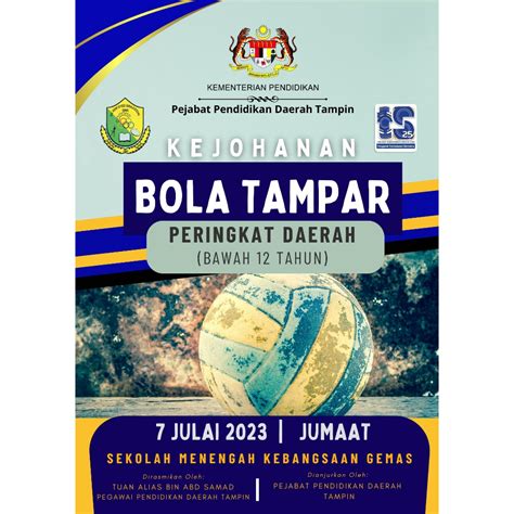 Buku Program Bola Tampar Shopee Malaysia
