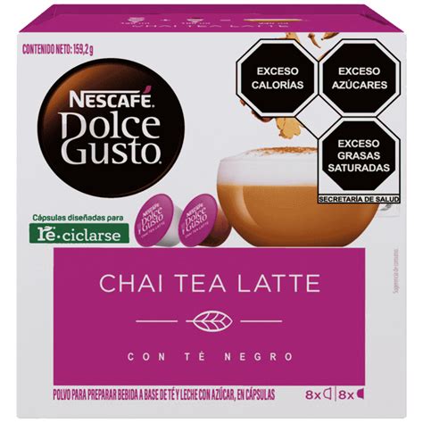 16 Cápsulas de Chai Tea Latte NESCAFÉDolce Gusto