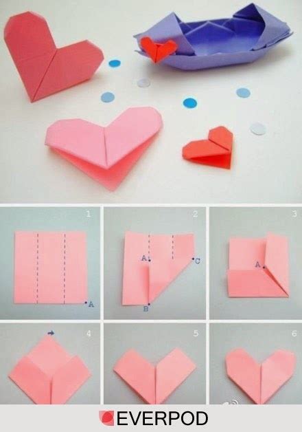 Easy And Simple Ways How To Fold Origami Paper Heart Creativehozz