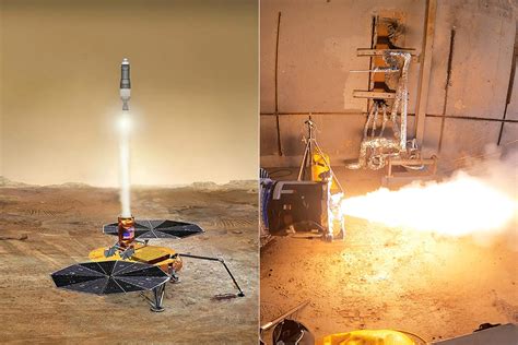 NASA S Mars Ascent Vehicle MAV Successfully Completes Motor Tests