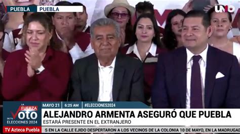 Elecciones 2024 Alejandro Armenta Candidato Por La Gubernatura De