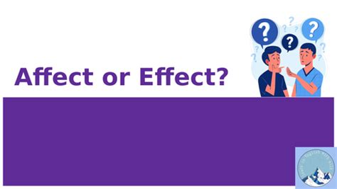 AFFECT or EFFECT grammar full lesson | Teaching Resources 