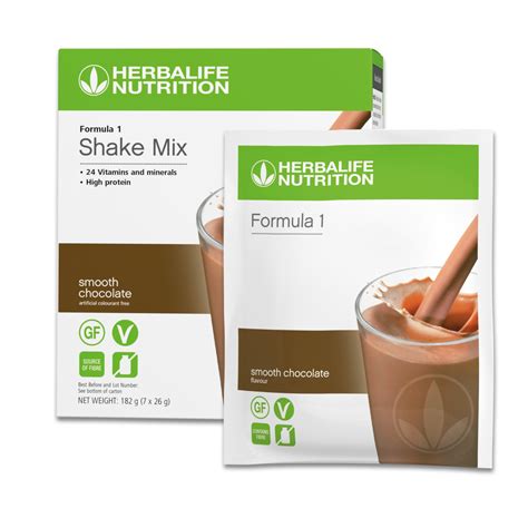 Formula 1 Smooth Chocolate 7 Sachets Herbalife Nutrition Sa