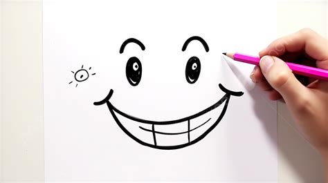 How To Draw A Smiling Face