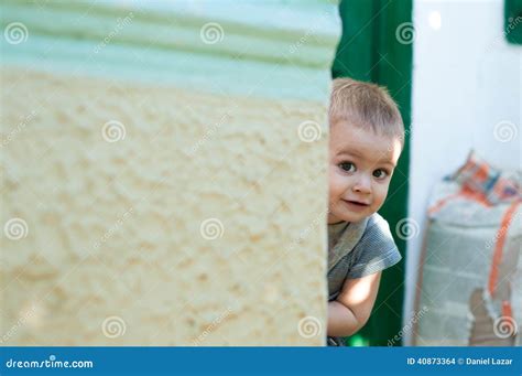 Hide and seek stock photo. Image of hide, ingenuous, child - 40873364