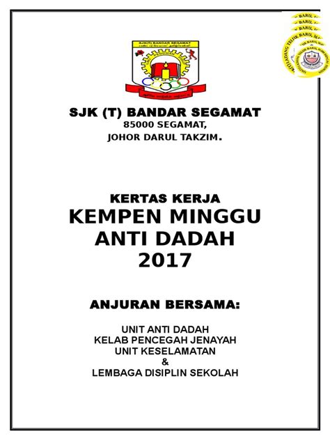 Kertas Kerja Minggu Anti Dadah Pdf