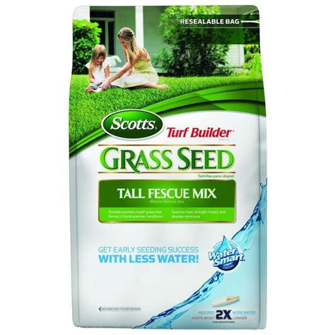 Scotts Lb Turf Builder Tall Fescue Grass Seed Mix The Home Depot