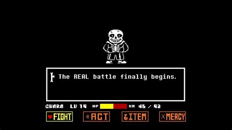 Undertale Fight Sans YouTube