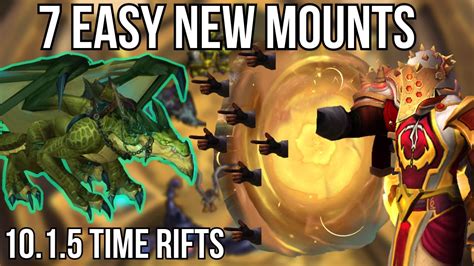 How To Get The New Easy Mounts From Time Rifts In Patch