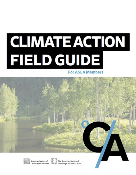 Climate Action Field Guide For Asla Members Asla Org