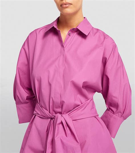 Max Mara Waist Tie Shirt Mini Dress Harrods Hk