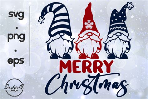 Merry Christmas Svg Gnome Svg Graphic By Sashanikart Creative Fabrica