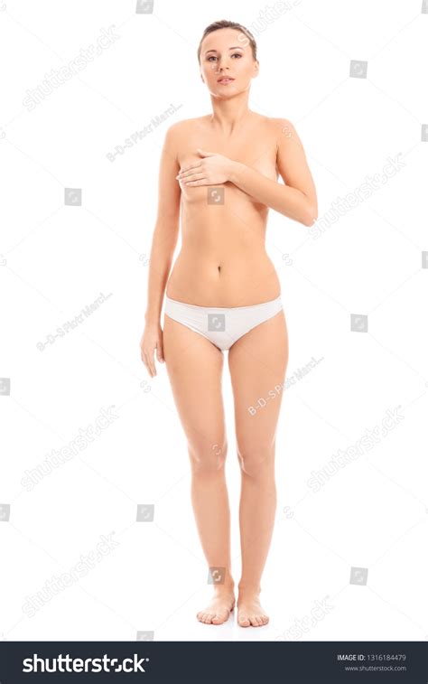 Full Length View Nude Woman Isolated Stock Photo Shutterstock