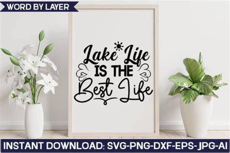 Lake Life Is The Best Life Svg Design Graphic By SvgHouse Creative