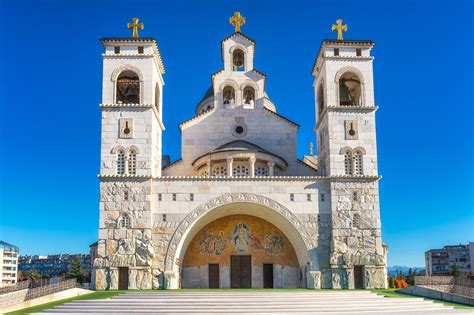 The Cathedral Of The Resurrection Of Christ Podgorica Montenegro