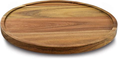 Amazon 9 Acacia Wood Lazy Susan Organizer Kitchen Turntable For