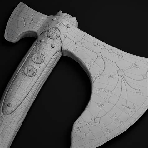 Artstation God Of War Leviathan Axe