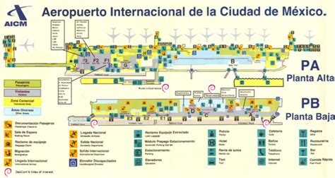 Mexico City Terminal 2 Map