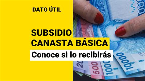 Subsidio Canasta Básica Revisa La Fecha De Pago Y Quiénes Son Los Beneficiarios Meganoticias