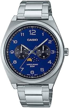 Casio Analog White Dial Men S Watch MTP M305D 7AVDF Stainless Steel