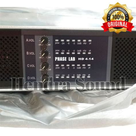 Jual Power Amplifier Phase Lab Hd 414 Shopee Indonesia