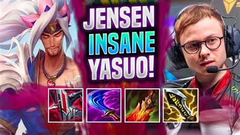 JENSEN IS A BEAST WITH YASUO TL Jensen Plays Yasuo MID Vs Sylas