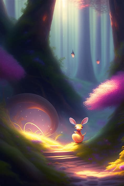 Lexica A Cute Ant In The Dreamy Forest Fantasy Dreamlike 8 K