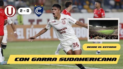 DESDE EL ESTADIO UNIVERSITARIO 2 0 CIENCIANO GOLES DE QUISPE Y