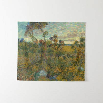 Vintage Sunset At Montmajour By Vincent Van Gogh Tapestry Zazzle