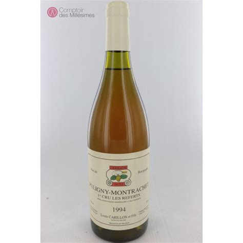 Puligny Montrachet Er Cru Les Referts Louis Carillon