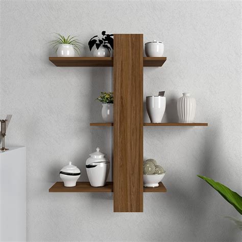 Classic Modern Design Wood Wall Shelf - WallMantra