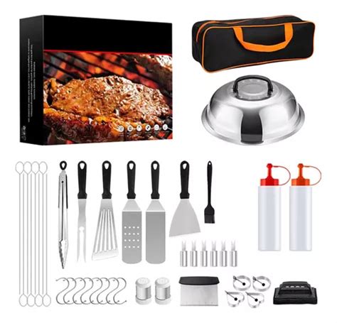 Set De 42 Juego De Utensilios Para Asador Carne Acero Inoxid Meses