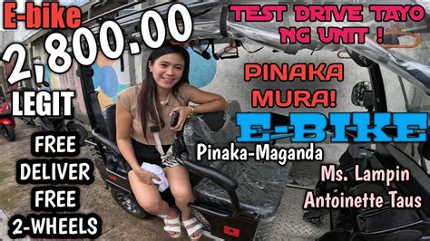 2 800 E BIKE DAMI NG NAKABILI PINAKAMURA SA LAHAT LATEST E BIKE