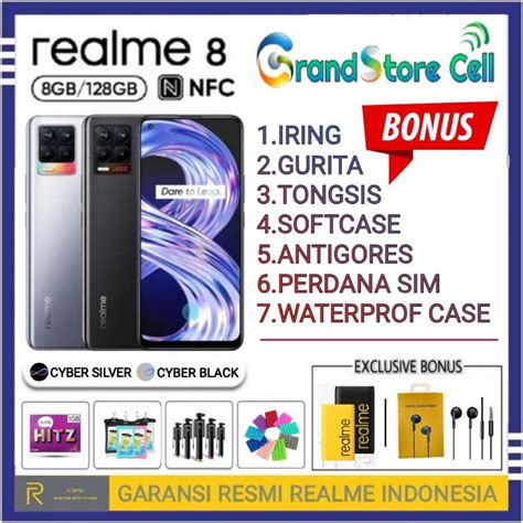 Jual REALME 8 RAM 8 128 GB REALME8 PRO RAM 8 128 GB GARANSI RESMI