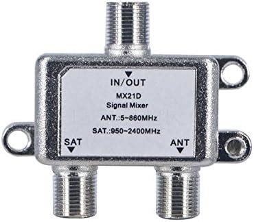 Mx D In Dual Use Way Signal Satellite Coaxial Diplexer Combiner