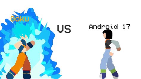 Goku Vs Android 17 Youtube