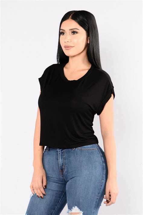 Womens To The Point Tee Shirt In Black Size Small By Fashion Nova In 2021 Bodysuit Fashion