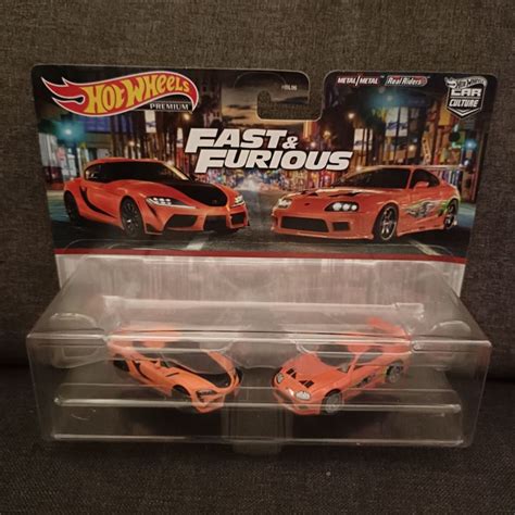 Oy Toys Hot Wheels Premium Twin Pack Fast And Furious Toyota Supra Lazada