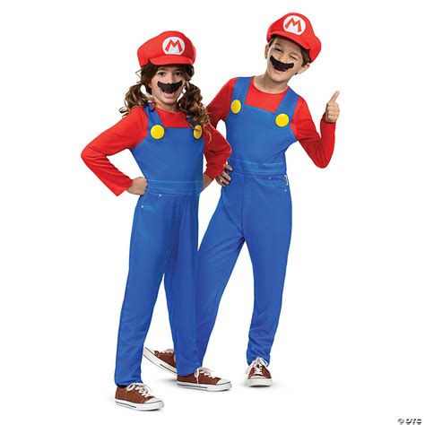 Kids Classic Elevated Super Mario Bros™ Mario Costume - Large 10-12 ...