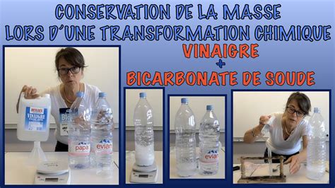 Conservation De La Masse Lors D Une Transformation Chimique Vinaigre Et