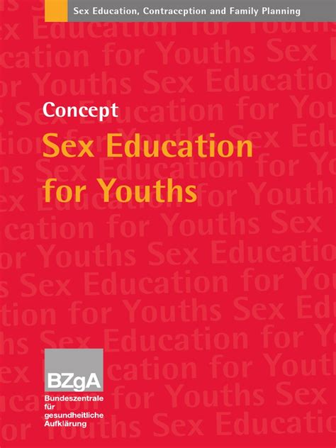 Sex Education For Youths Concept Pdf Sex Education Human Sexuality