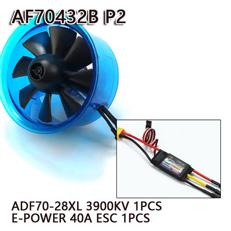 70mm Edf Power System Electric Ducted Fan Series