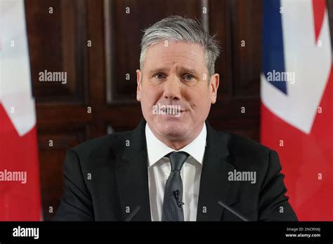 Labour Party leader Sir Keir Starmer speaking in east London, following ...
