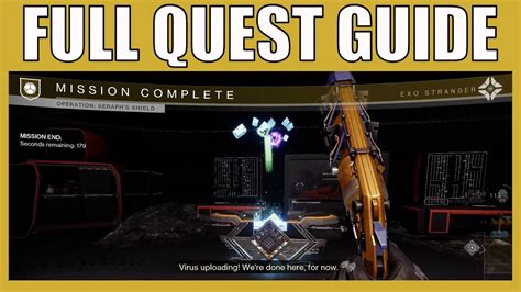 How To Complete Operation Seraph S Shield Destiny 2 Full Quest Guide