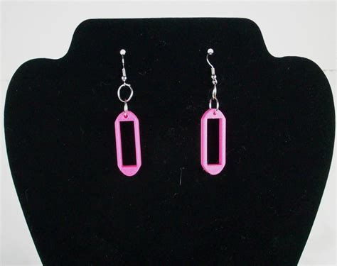 Rectangular Loop Earrings By Csandra Download Free Stl Model
