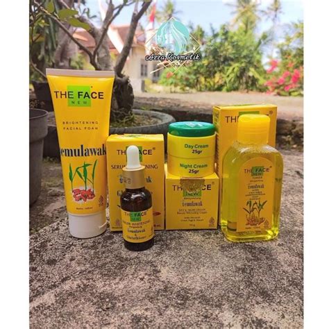 Jual Paket In The Face Temulawak Cream Serum Toner Facial Foam